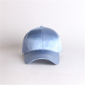 Casquette de baseball en satin bleu personnalisé